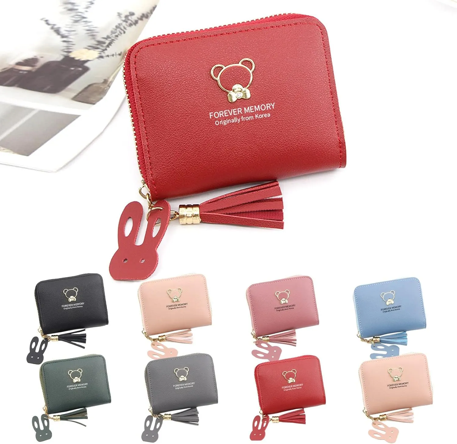 Tote Bag For Women Small Solid Color Fashion Purse Card Id Bag Ladies Mini Wallet Clutch Bag For Teen Girls Birthday K