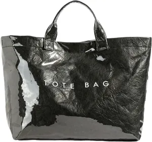 Tote Bag Retro Letter Casual Hundred Handbag Minimalist Transparent Simple Large Capacity Bags Female Work Tote Bags