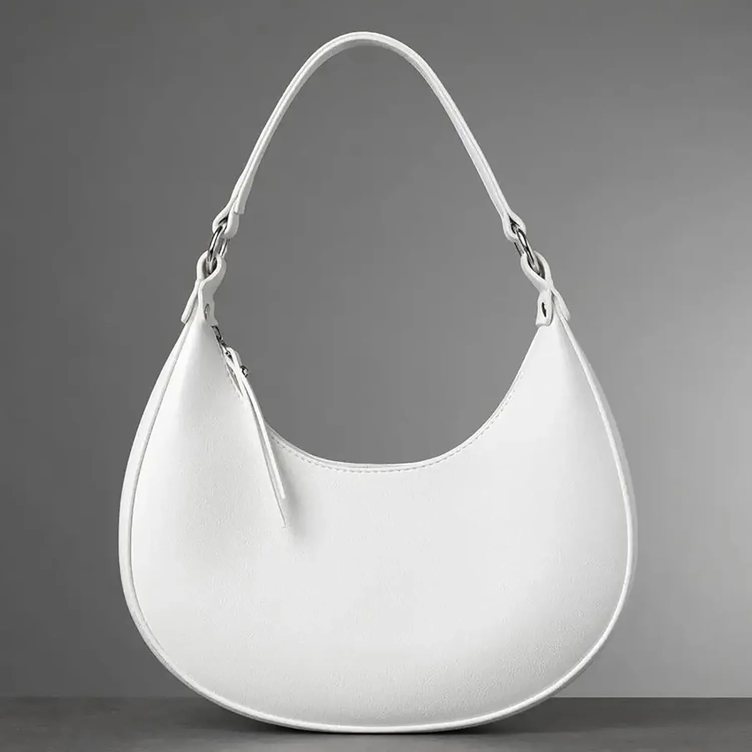Travel Crossbody Bags for Women Fabric Nylon Multi Pocket Crossbody Bags Carry Options for Work and Daily Use(White)