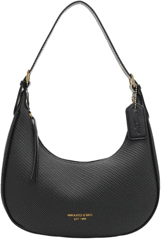Trendy Crescent Shoulder Bag for Women Y2k Vegan Leather Tote Purses Small Handbags Ladies Dumpling Satchels