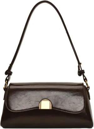 Trendy Shoulder Crossbody Bag for Women Y2k Vegan Leather Tote Purses Small Handbags Ladies Underarm Satchels