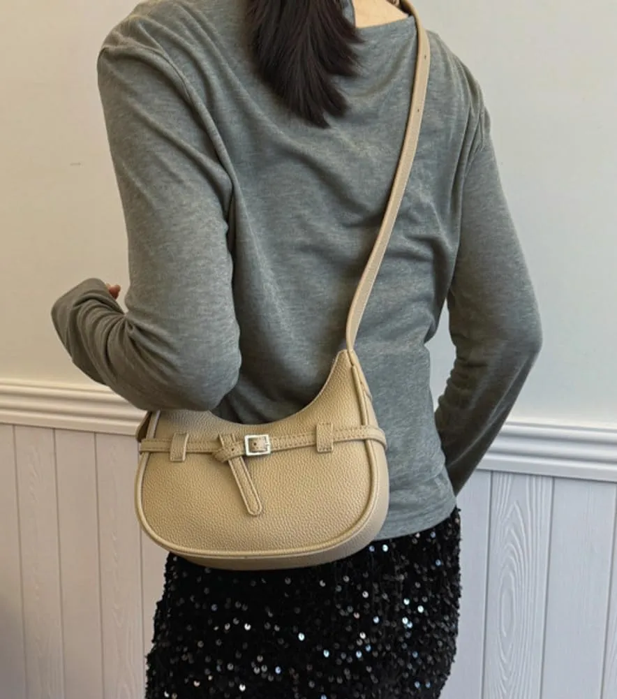 Trendy Vegan Leather Shoulder Bag for Women Small Y2k Crossbody Tote Purse Dumpling Handbags Crescent Satchels