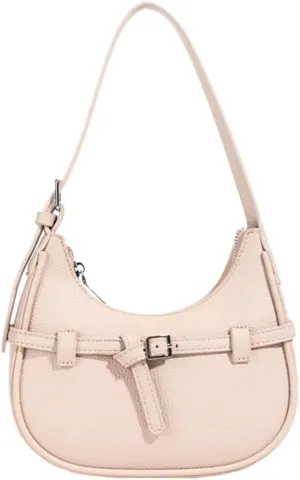 Trendy Vegan Leather Shoulder Bag for Women Small Y2k Crossbody Tote Purse Dumpling Handbags Crescent Satchels