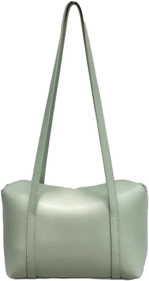 Trendy Vegan Leather Shoulder Tote Bag for Women Large Working Shopping Handbags Casual Ladies Top Handle Satchels