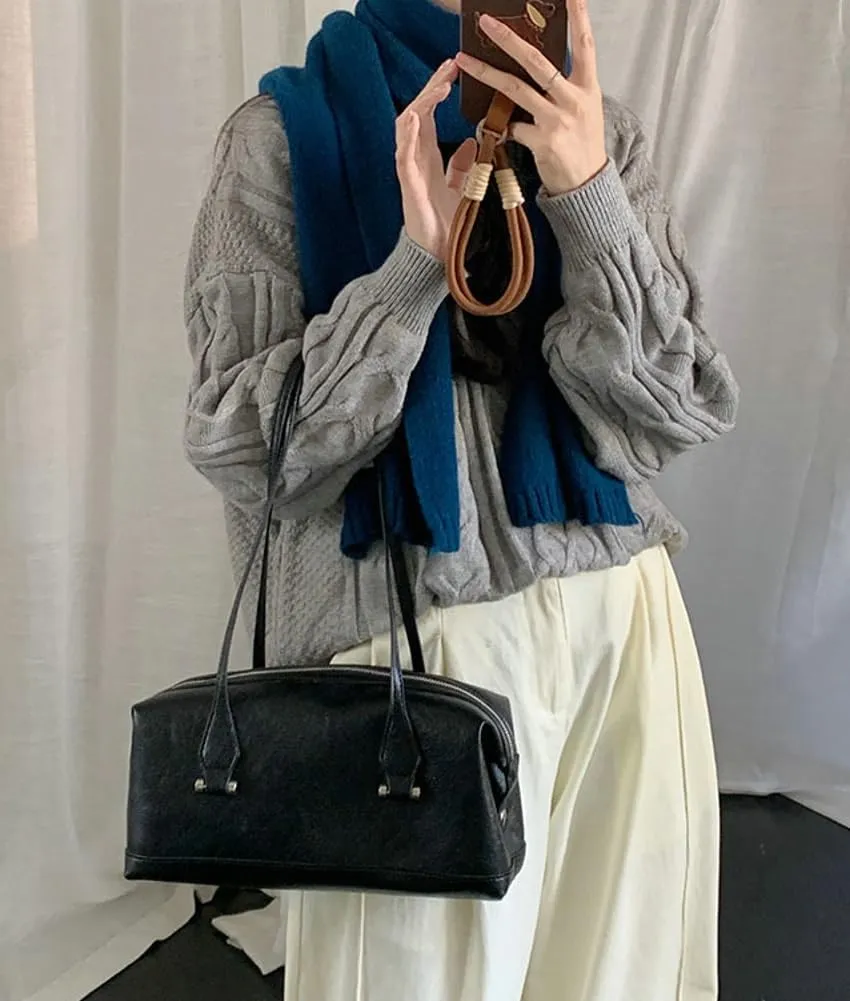 Trendy Vegan Leather Shoulder Tote Bag for Women Large Working Shopping Handbags Casual Ladies Top Handle Satchels