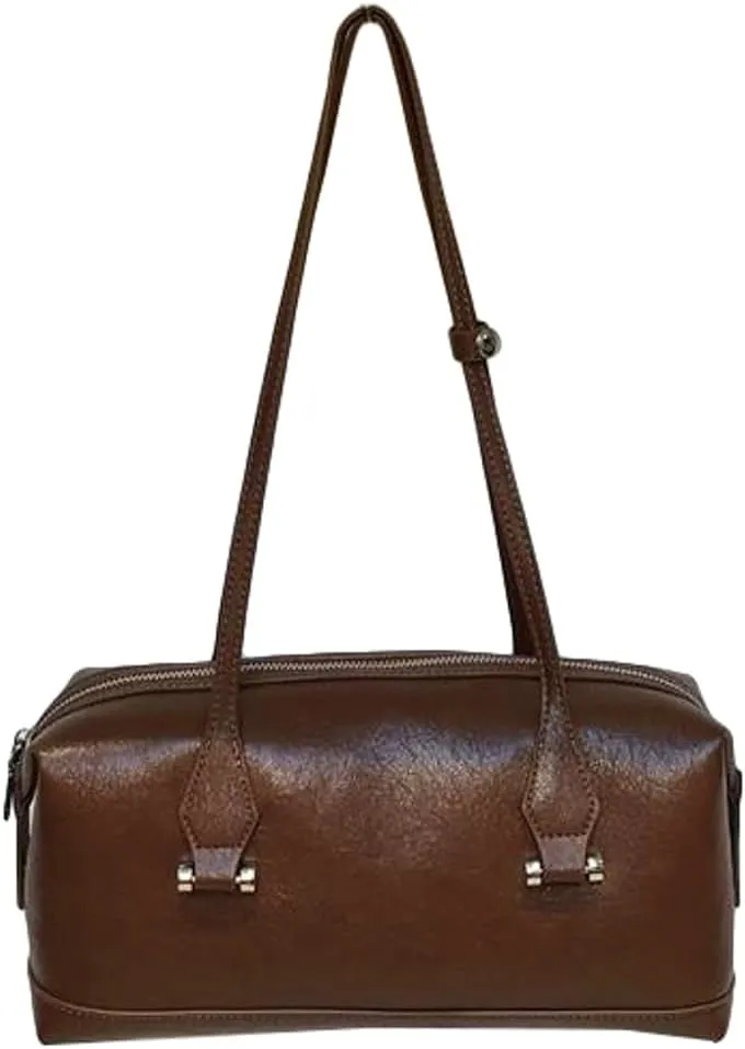 Trendy Vegan Leather Shoulder Tote Bag for Women Large Working Shopping Handbags Casual Ladies Top Handle Satchels