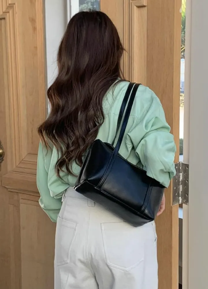 Trendy Vegan Leather Shoulder Tote Bag for Women Large Working Shopping Handbags Casual Ladies Top Handle Satchels