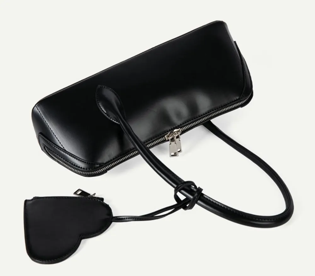 Trendy Vegan Leather Shoulder Tote Bag for Women Y2k Large Shopping Handbags Ladies Top Handle Satchels 2025