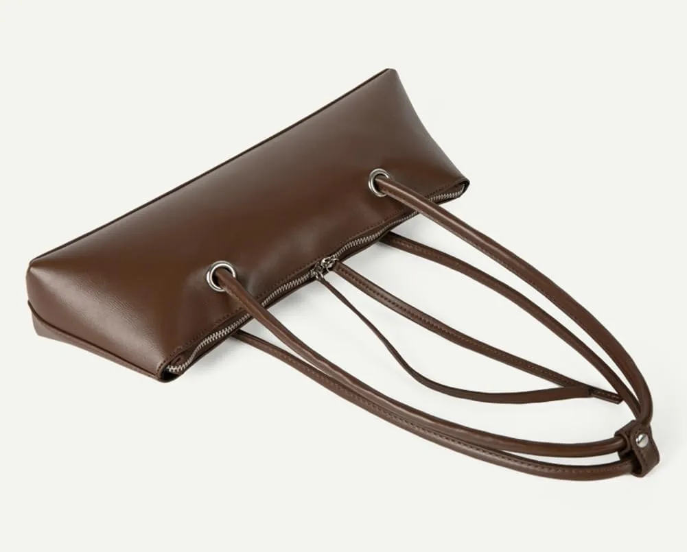 Trendy Vegan Leather Shoulder Tote Bag for Women Y2k Large Shopping Handbags Ladies Top Handle Satchels 2025