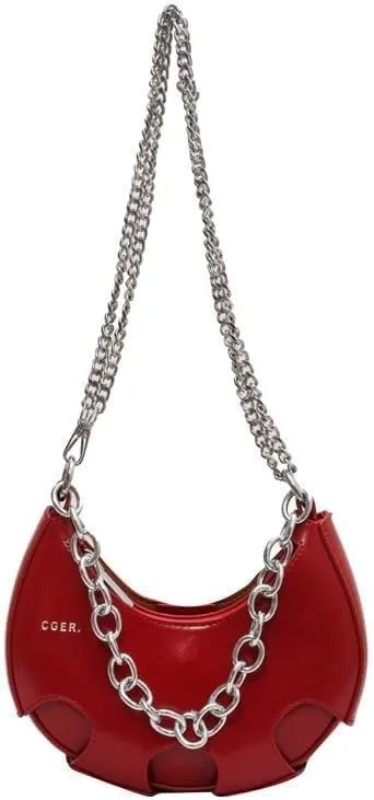 Underarm Purse Shoulder Bag Retro Classic Purse Crescent Crossbody Hobo Satchels Top-Handle Bags