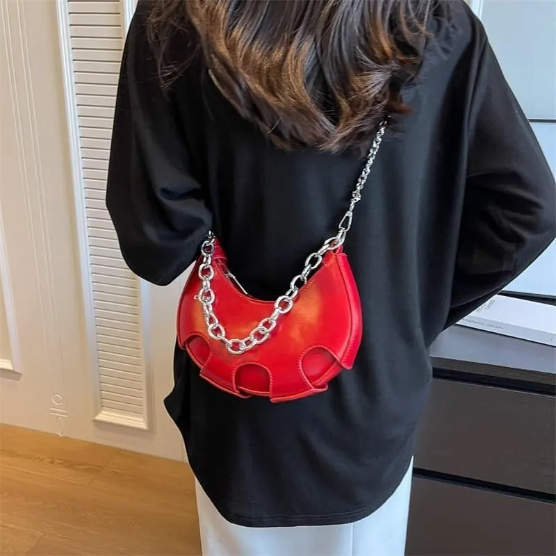 Underarm Purse Shoulder Bag Retro Classic Purse Crescent Crossbody Hobo Satchels Top-Handle Bags