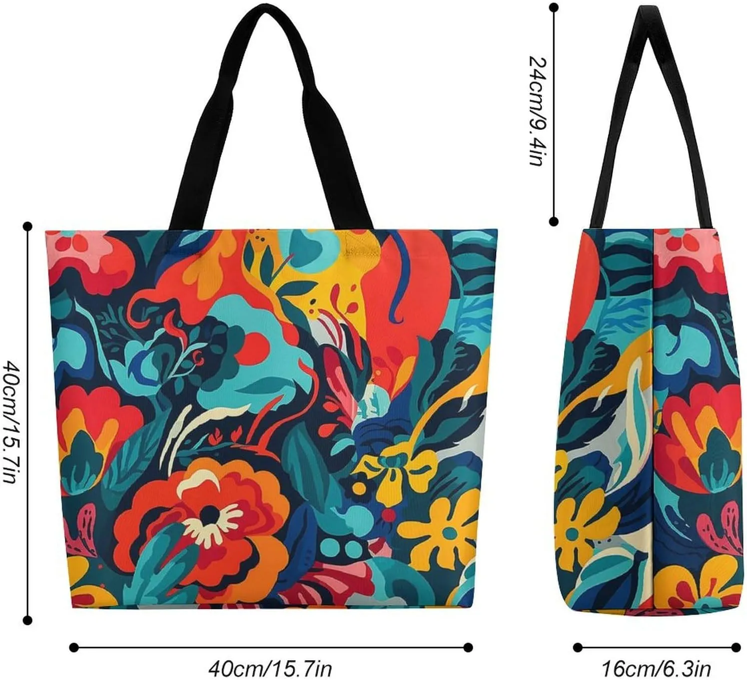 Usa Flag Beach Bag Reusable Tote Bag Foldable Grocery Bags Women Shopping Bags for Daily Essentials