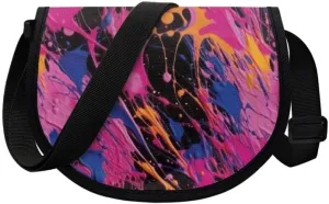 Uskorhein Tiger Horse Paw Jellyfish Crossbody Bags Cell Phone Purse for Women Man Sling Bag Leather Crossbody Sling Purse