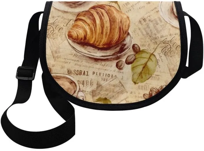 Uskorhein Tiger Horse Paw Jellyfish Crossbody Bags Cell Phone Purse for Women Man Sling Bag Leather Crossbody Sling Purse