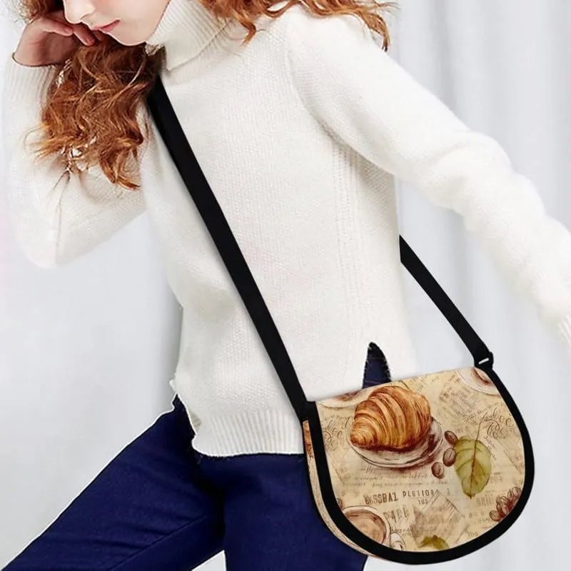 Uskorhein Tiger Horse Paw Jellyfish Crossbody Bags Cell Phone Purse for Women Man Sling Bag Leather Crossbody Sling Purse