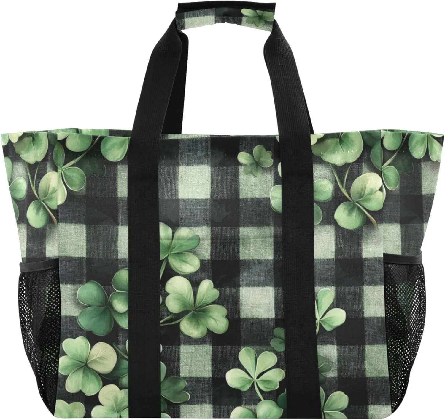 Utility Tote Bags For Women Foldable Beach Tote Waterproof with Handles Carrying Bag