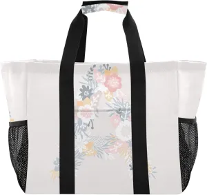 Utility Totes Foldable Beach Bag Sandproof with Handles Laundry Bag Travel