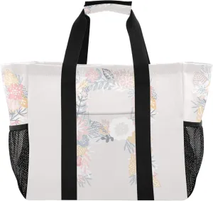 Utility Totes Foldable Beach Bag Sandproof with Handles Laundry Bag Travel