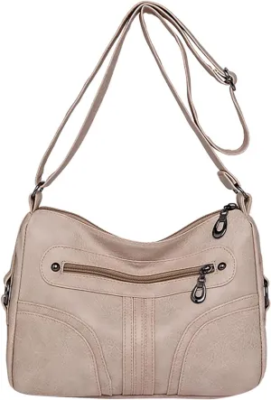 Waterproof Shoulder Bags for Women Crossbody Purses and Handbags Lightweight Pocketbook Small Clear Backpacks(White)