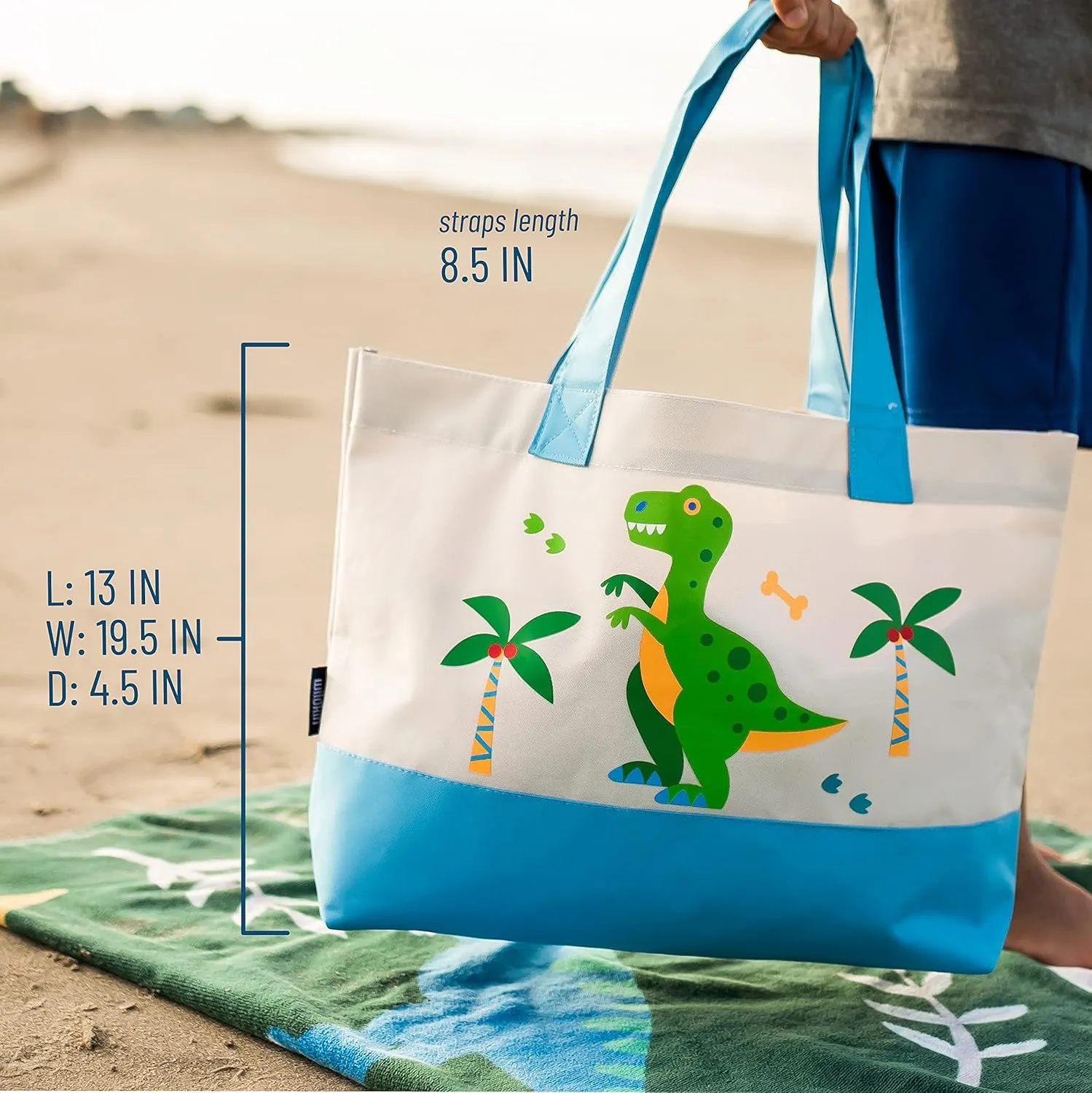 Wildkin Tote Bag  Durable Polyester, Dual Handles, Stylish & Lightweight for Travel