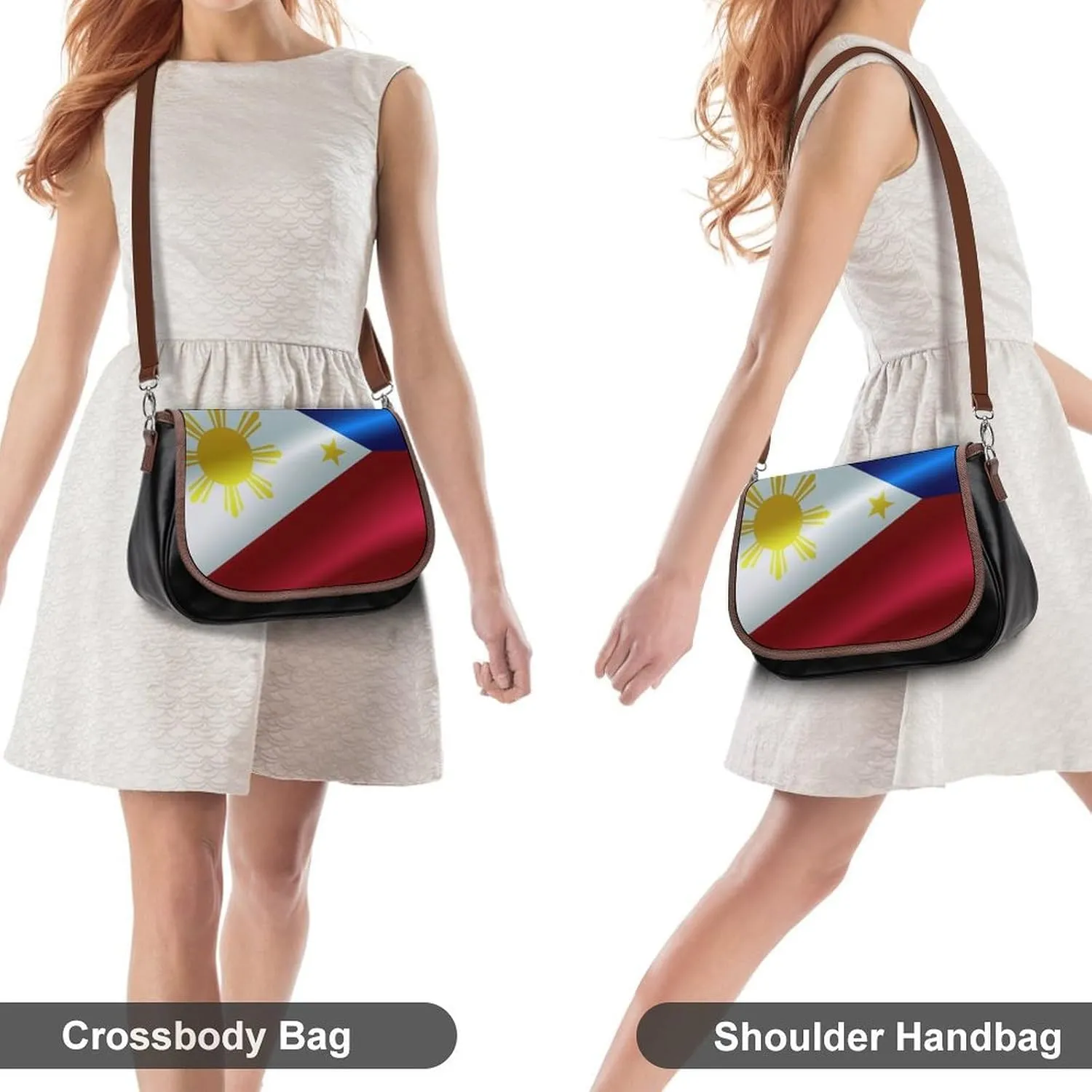 Women Shoulder Bag Leather Hobo Handbags Adjustable Shoulder Bags