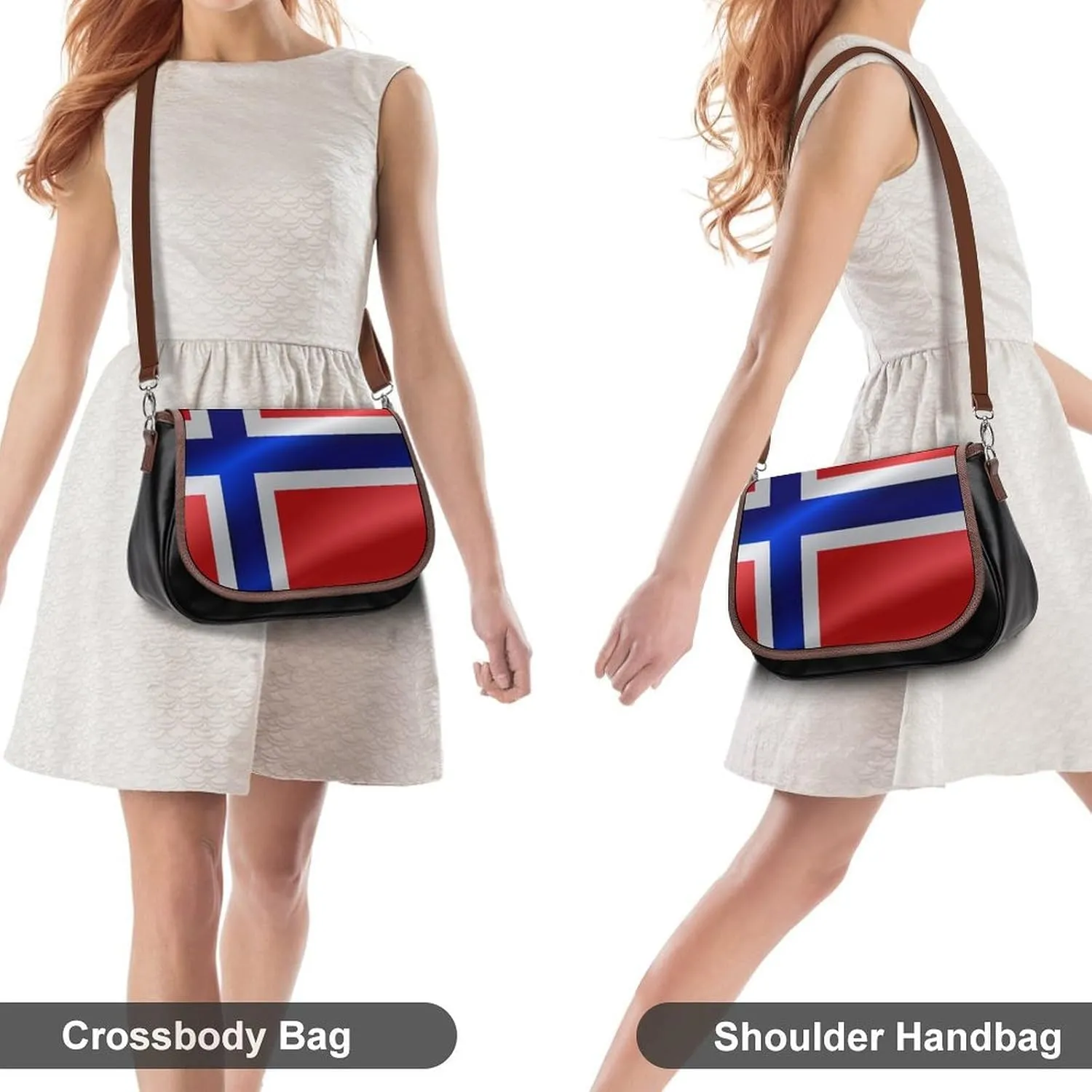 Women Shoulder Bag Leather Hobo Handbags Adjustable Shoulder Bags