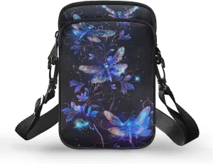 Women's 2 Layer Messenger Bags Portable Cross Bag Crossbody Handbags