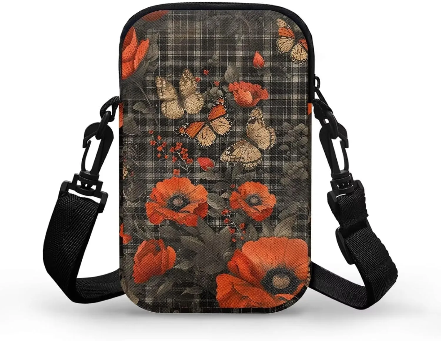 Women's 2 Layer Messenger Bags Portable Cross Bag Crossbody Handbags