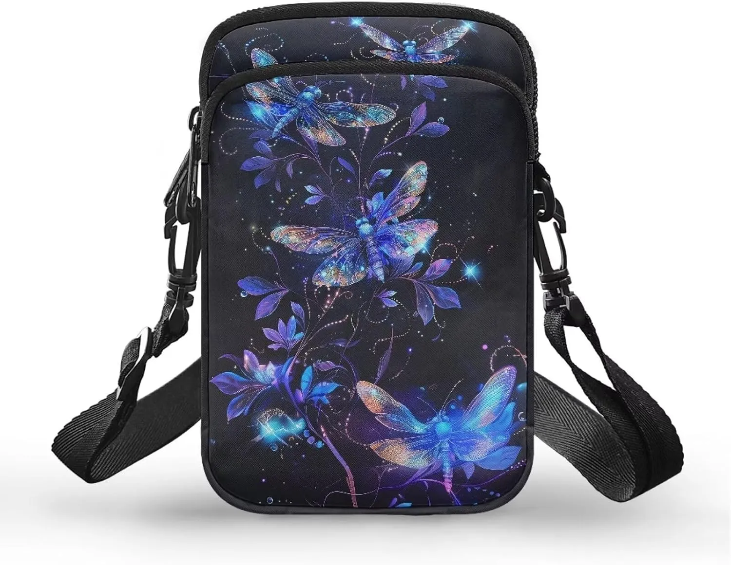 Women's 2 Layer Messenger Bags Portable Cross Bag Crossbody Handbags