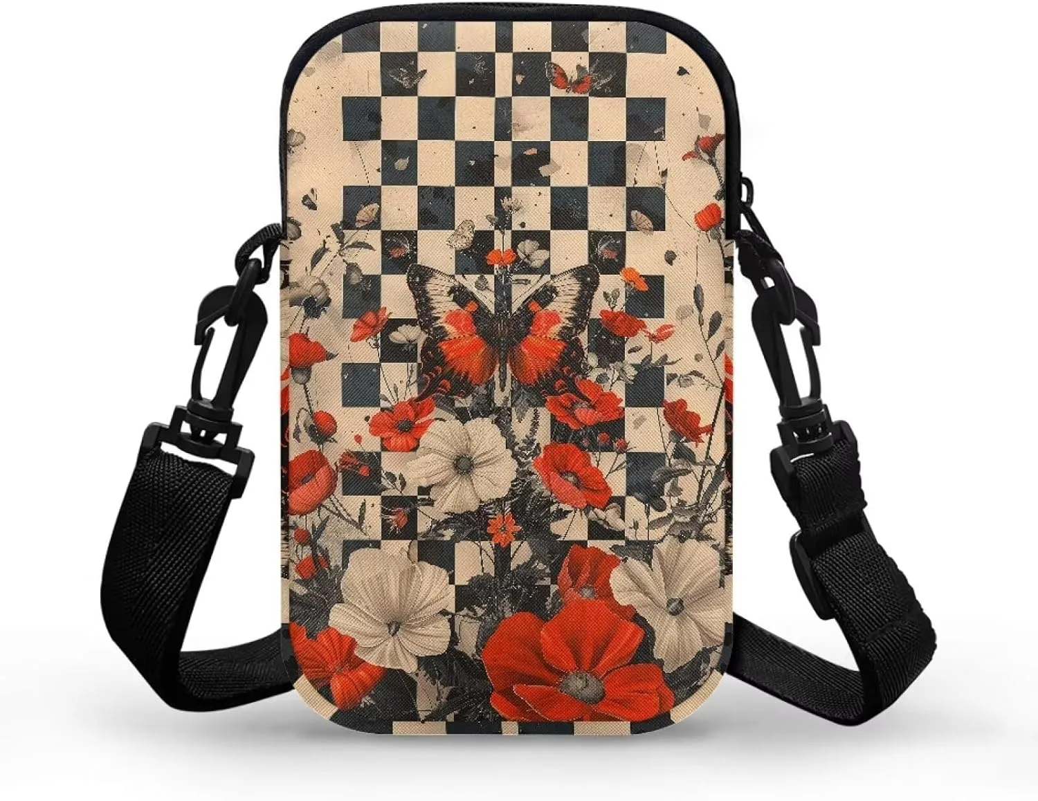 Women's 2 Layer Messenger Bags Portable Cross Bag Crossbody Handbags
