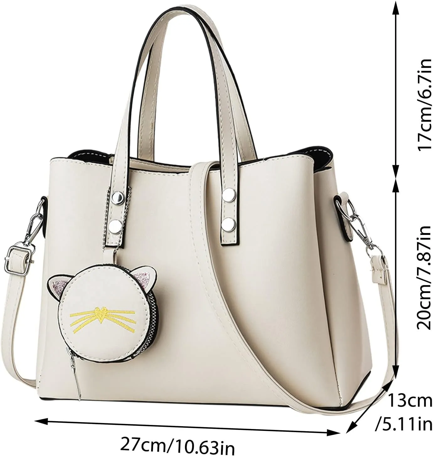 Women's Canvas Tote Bags with Zipper Western Purse Boho Top Handle Satchel Handbag with Strap Cute Spring Purse