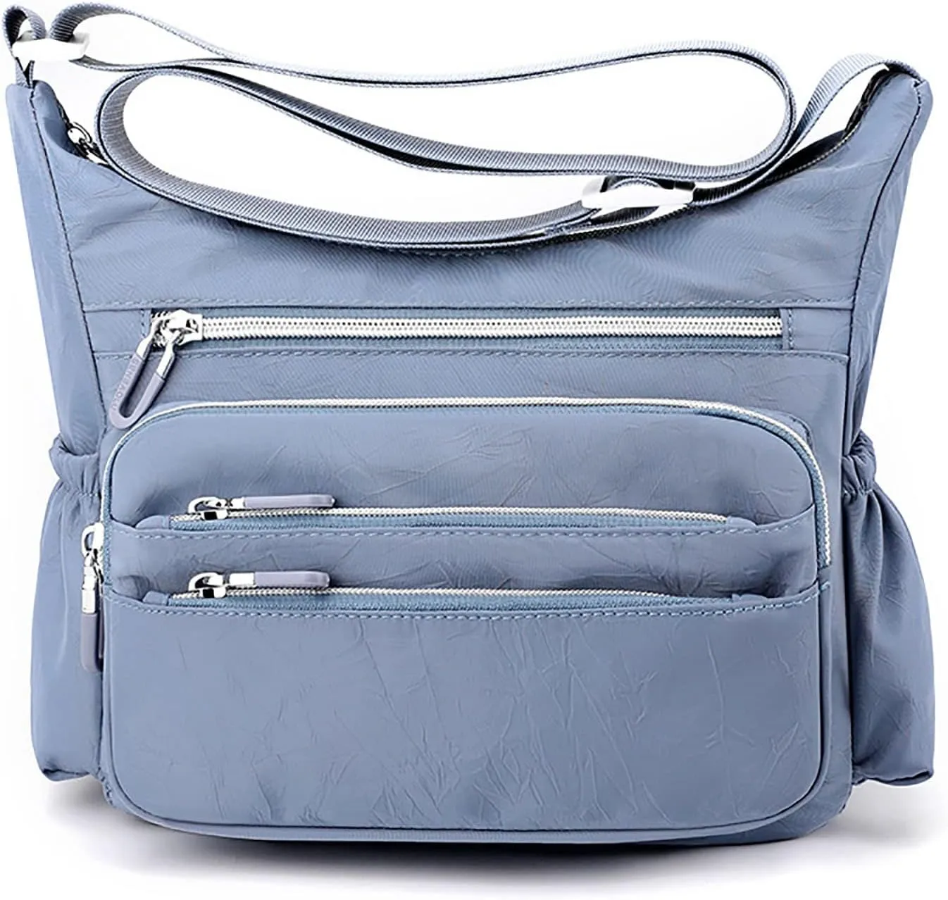 Womens Pocket Casual Crossbody Bag Ladies Shoulder Messenger Bag Handbag For Daily Use Travel Mens (BU1, One Size)