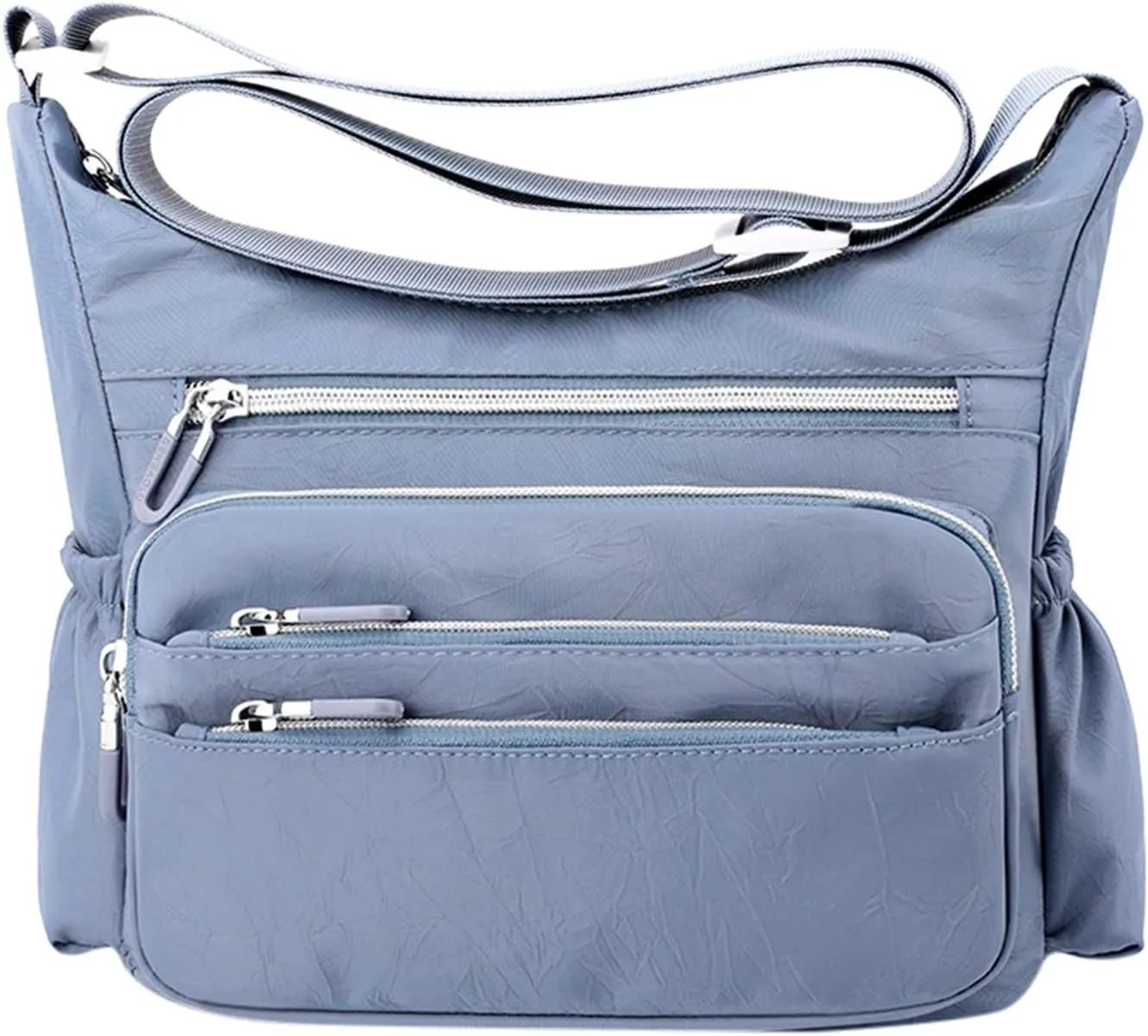 Womens Pocket Casual Crossbody Bag Ladies Shoulder Messenger Bag Handbag For Daily Use Travel Mens (BU1, One Size)