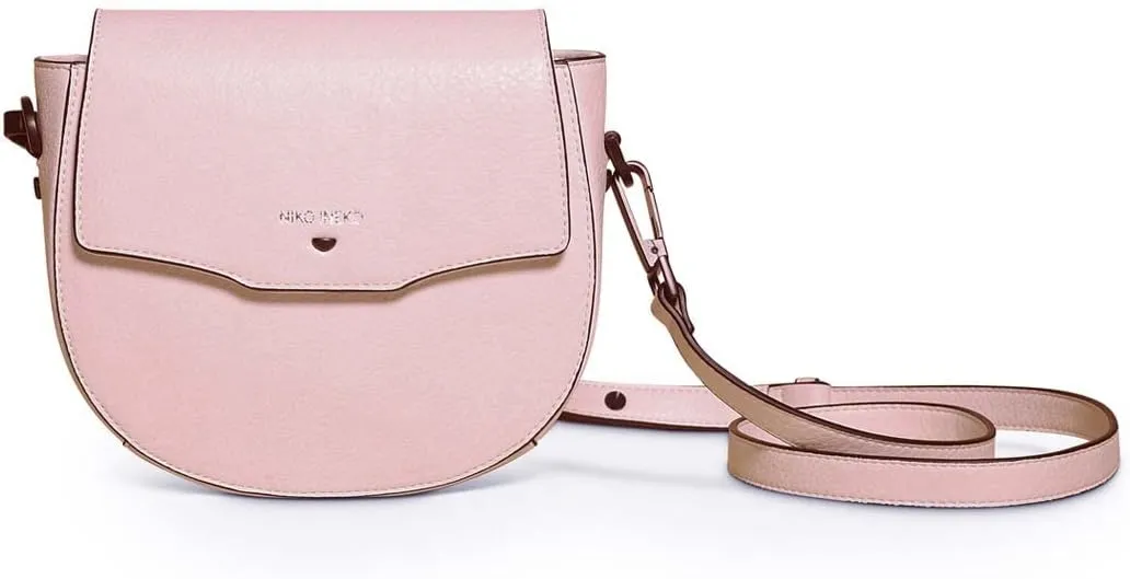 Women's Saddle Crossbody Peek-A-Boo Pocket Kitty Snout Hardware