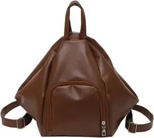 Womens Soft Vegan Leather Shoulder Bags Large Convertible Backpack Purse Travel Tote Handbag Satchels for Daily Use