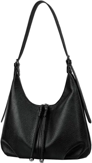 Womens Soft Vegan Leather Shoulder Crossbody Bag Large Dumpling Tote Purse Casual Retro Working Handbag Satchels