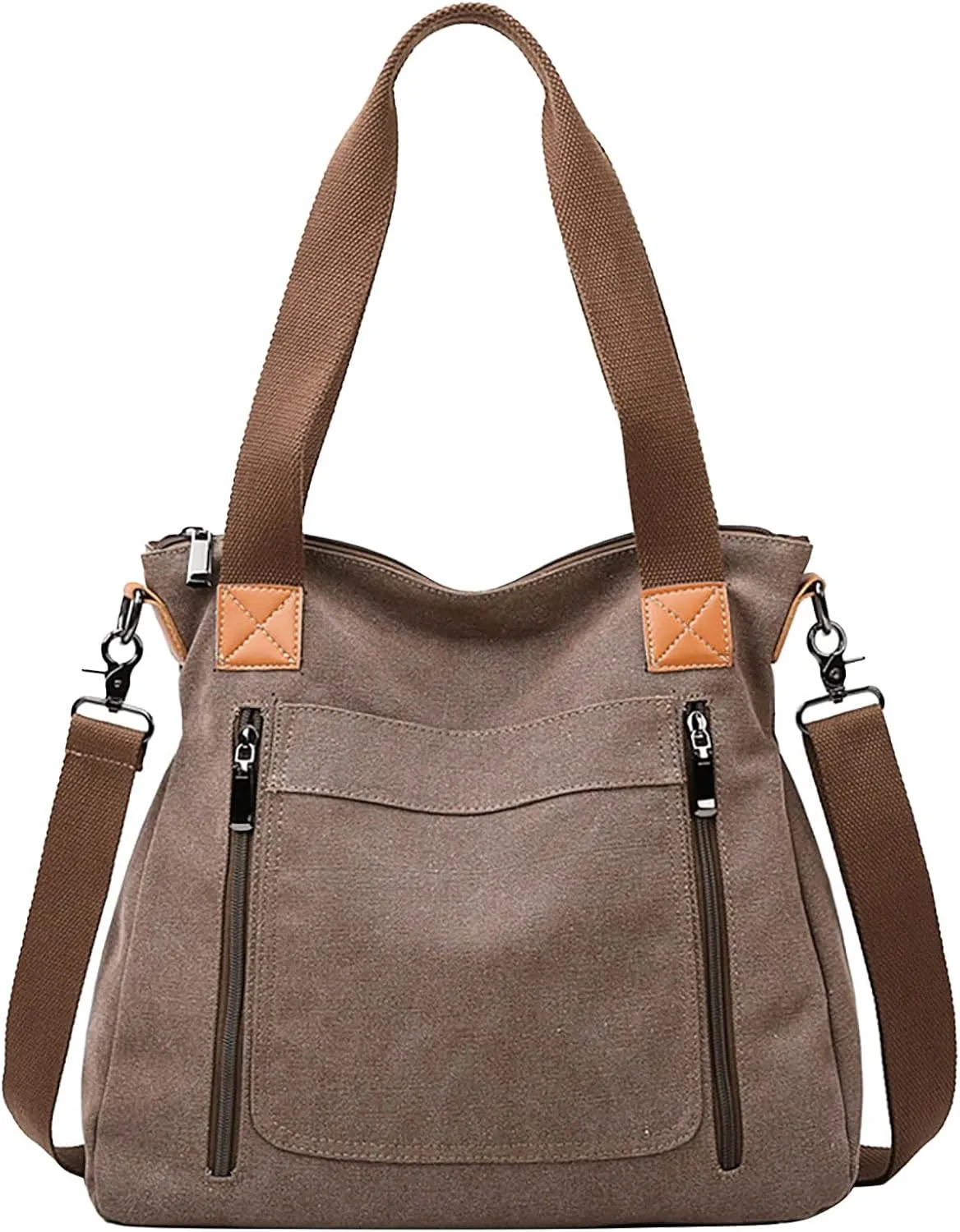 Women's Top-Handle Handbags Tote Bags and Wallets Set Shoulder Satchel Handbags Purse for Women Cross Body Bag(Coffee)
