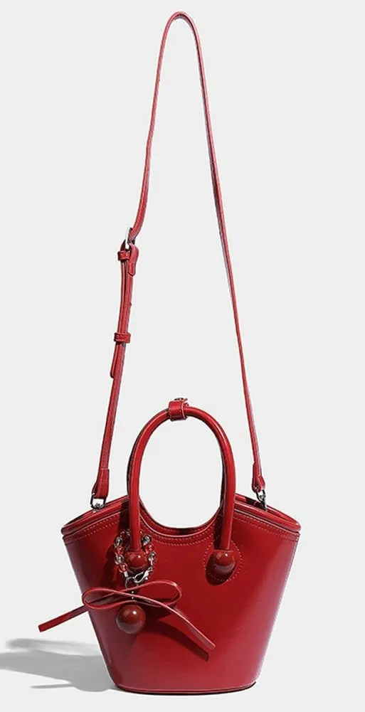 Womens Trendy Bucket Shoulder Crossbody Bag Cute Y2k Small Handbag Tote Purse Ladies Designer Vegan Leather Satchels