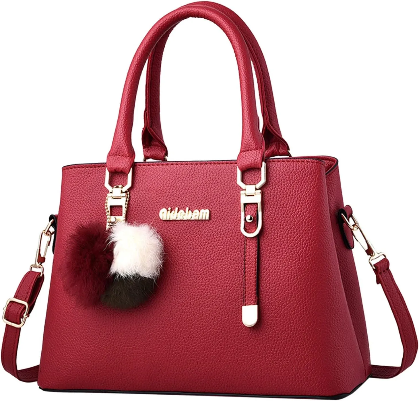 Women's Trendy Tote Bags Western Purse Boho Top Handle Satchel Handbag with Strap Medium Size Purse for Women(Red)