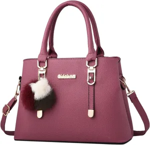 Women's Trendy Tote Bags Western Purse Boho Top Handle Satchel Handbag with Strap Medium Size Purse for Women(Watermelon Red)