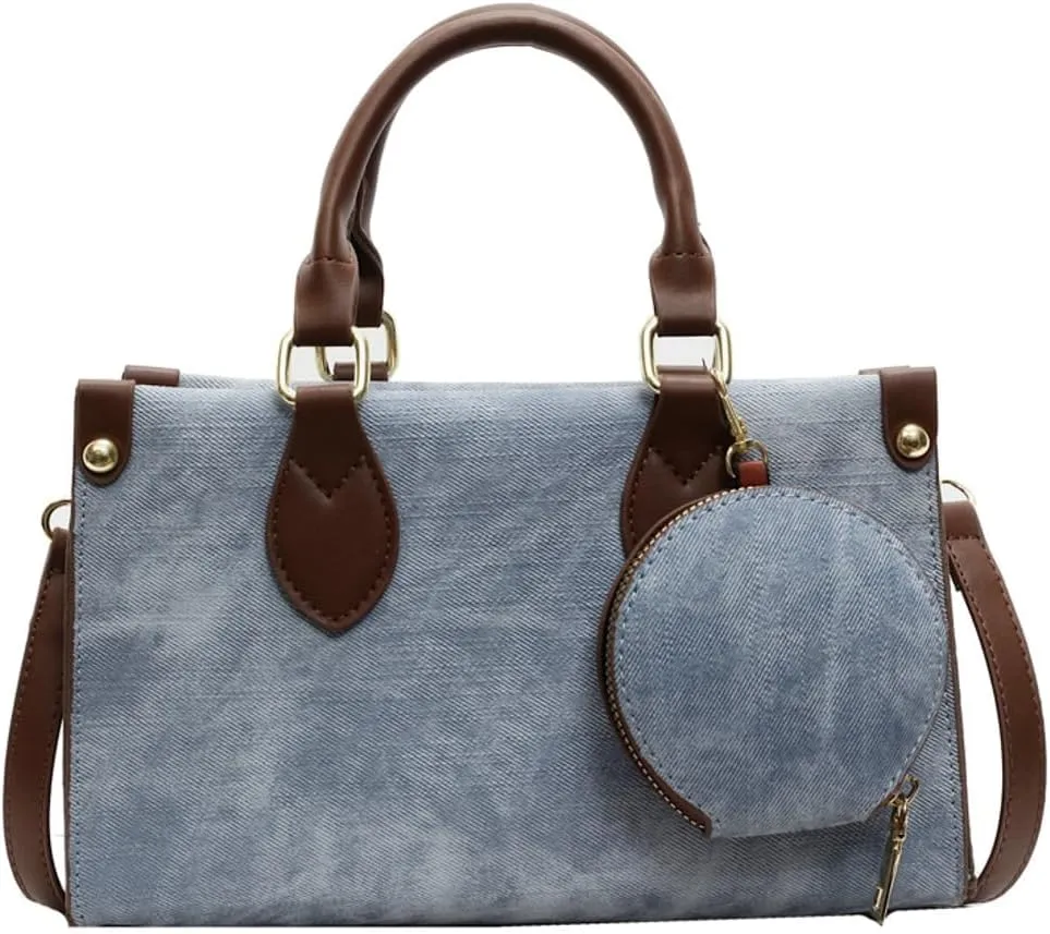 Women's Trendy Vegan Leather Clutch Purse Handbags Small Tote Bag Elegant Ladies Shoulder Crossbody Satchels