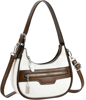 Womens Vegan Leather Top Handle Handbags Trendy Small Dumpling Crossbody Shoulder Purse Designer Tote Satchels