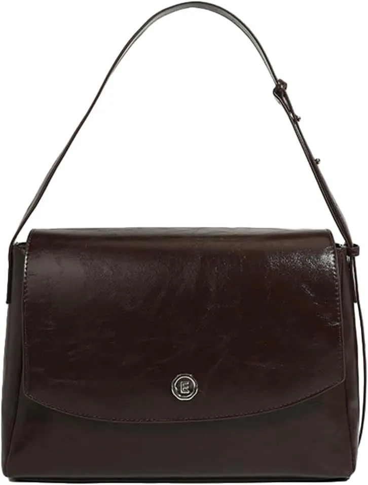 Womens Vintage Tote Bag Large Vegan Leather Crossbody Shoulder Purse Handbag Work Messenger Satchels Briefcase