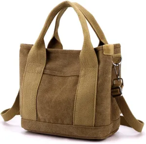 Wxnow Canvas Messenger bags for women,Tote Crossbody Shoulder Bag Satchel Purse